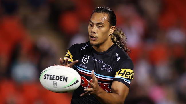 Jarome Luai isn’t backing down. (Photo by Mark Kolbe/Getty Images)