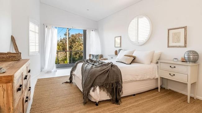 The home has five bedrooms.
