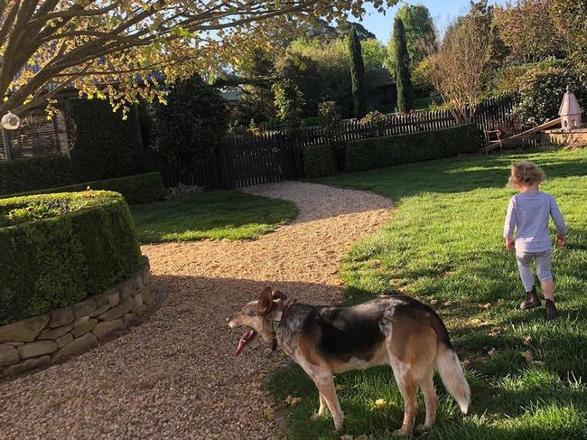 Phoebe Burgess and her children have been escaping to the Southern Highlands at every opportunity. Picture: Instagram