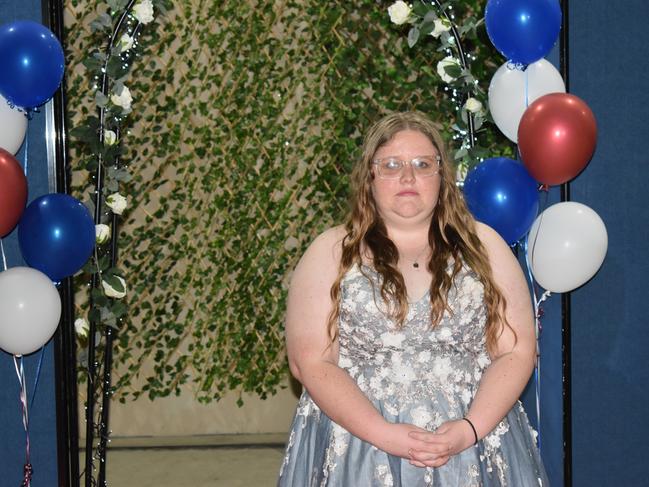 Lottie Krauss at Stanthorpe State High School's 2023 formal (Photo: NRM)