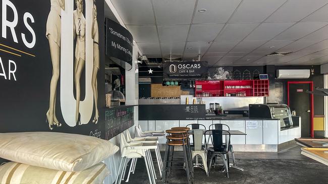 Oscars Cafe and Bar along Sydney St in Mackay shut after the owners couldn't find enough staff. Picture: Heidi Petith