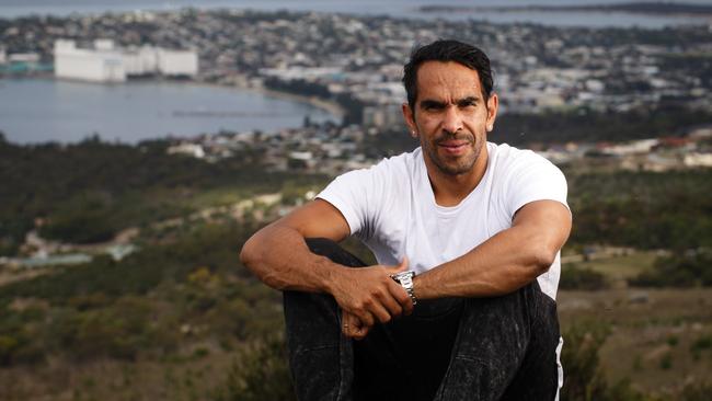 Former Adelaide Crows player Eddie Betts in Port Lincoln. Picture: Matt Turner