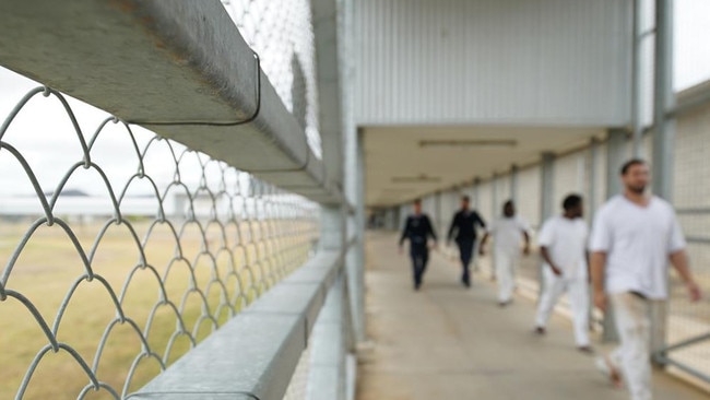 Staff escort prisoners through Queensland; Lotus Glen Correctional Centre. On February 7, Henry Peters, 28, escaped the facility’s farm. File Picture: Daniel Soekov for Human Rights Watch