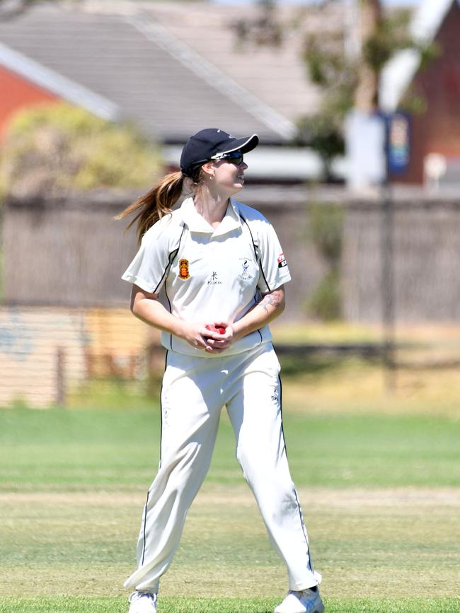 Amanda-Jade Wellington playing D grade for Port Adelaide last month. Picture: AAP/Keryn Stevens