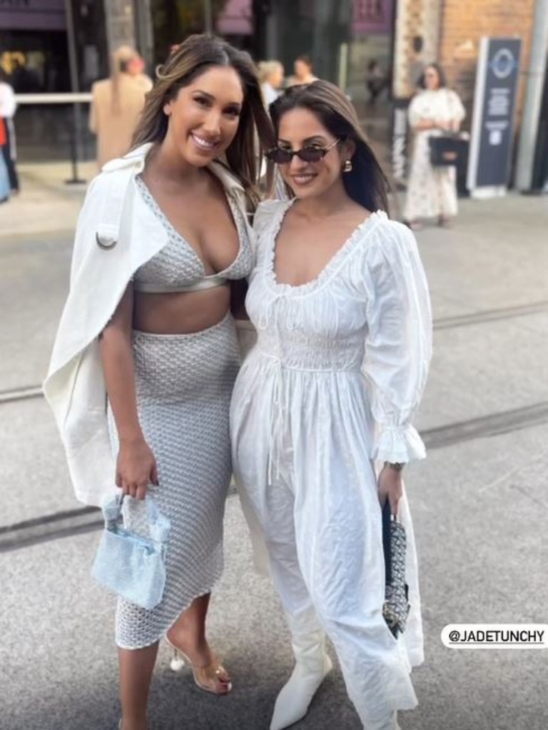 She posed for a photo with controversial influencer Jade Tuncdoruk. Picture: Instagram