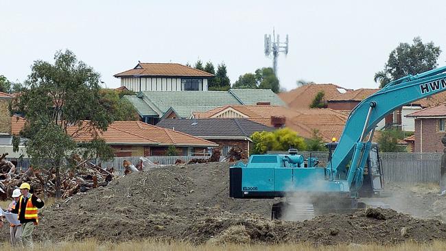 Construction underway of the new centre.