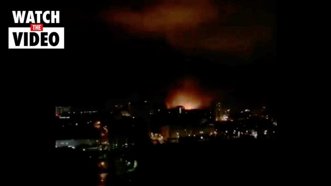 Loud explosions heard in Kyiv as Russia closes in on the capital