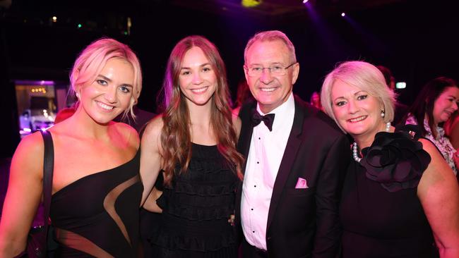 Ariarne Titmus, Mia Titmus, Steve Titmus and Robyn Titmus at Gold Coast Bulletin Women of the Year Awards Presented by Harvey Norman 2024. Picture, Portia Large.