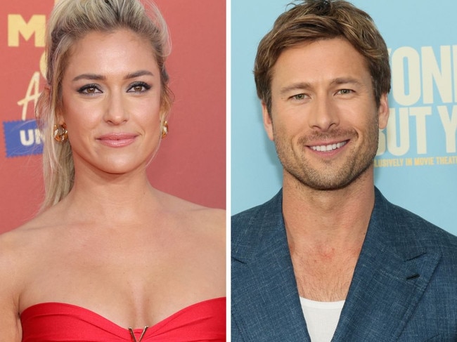 Kristin Cavallari and Glen Powell.