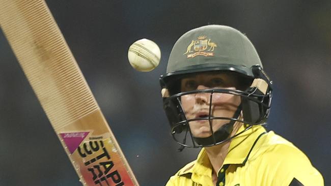 NAVI MUMBAI, INDIA - JANUARY 7: Ellyse Perry of Australia plays a shot during game two of the women's T20I series between India and Australia at DY Patil Stadium on January 7, 2024 in Navi Mumbai, India. (Photo by Pankaj Nangia/Getty Images)