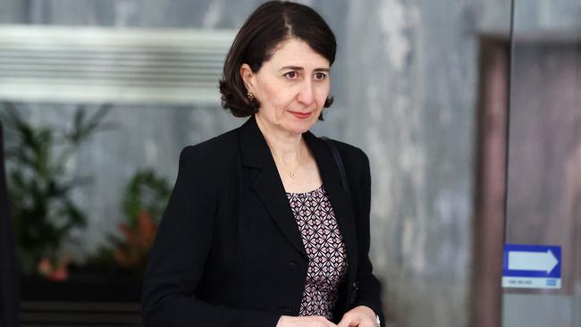 Gladys Berejiklian left the ICAC hearing in Sydney on Monday, saying she would ‘get on with my life’ and denying wrongdoing. Picture: Getty Images