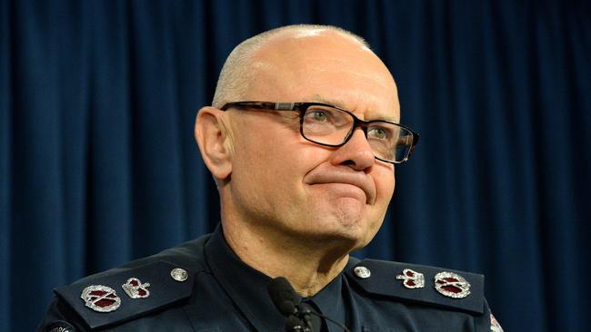 Former top cop Ken Lay is believed to have nominated the Flinders St site on a shortlist after a review of potential locations ordered by the government. Picture: Steve Tanner