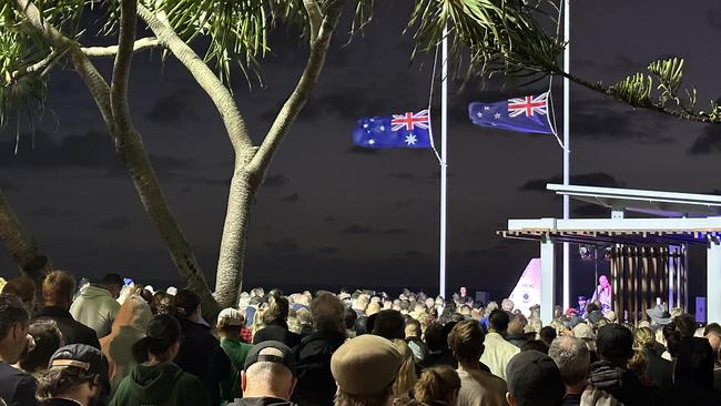 Anzac Day Dawn Service at Surfers Paradise