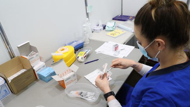 Aussies in the healthcare sector are most likely to take on multiple jobs. Picture: NewsWire / David Crosling