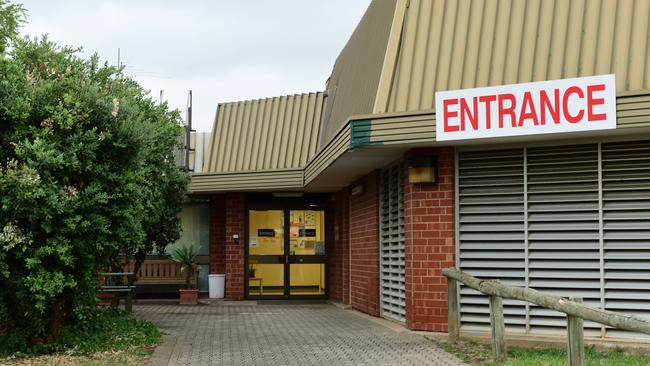 Entrance to the Oakden Older Person Mental health facility. Picture: Mark Brake