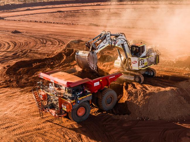 Autonomous haul truck owned by contractor MACA at Capricorn Metals' Karlawinda gold mine. Pic: supplied by Maca.