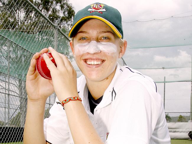 Delissa Kimmince in Beenleigh-Logan colours in 2008.