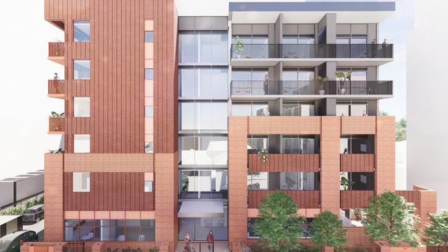 The new Tucker Street housing designed for older women at risk of homelessness. Picture: Supplied