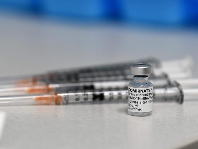 Pfizer said there has been no evidence linking its COVID-19 vaccine to blood clots after administering more than 200 million doses around the world. Picture: NCA NewsWire/Bianca De Marchi