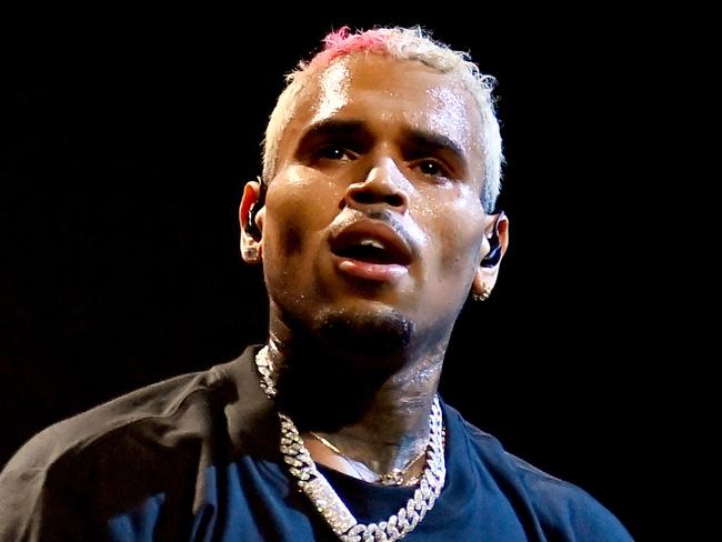 Rapper Chris Brown was arrested in Manchester on Thursday morning. Picture: Getty