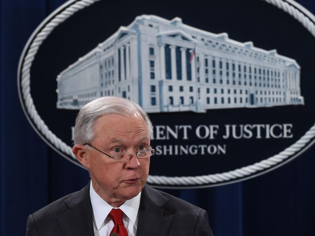 Former US Attorney General Jeff Sessions has been asked to provide documents. Picture: AFP