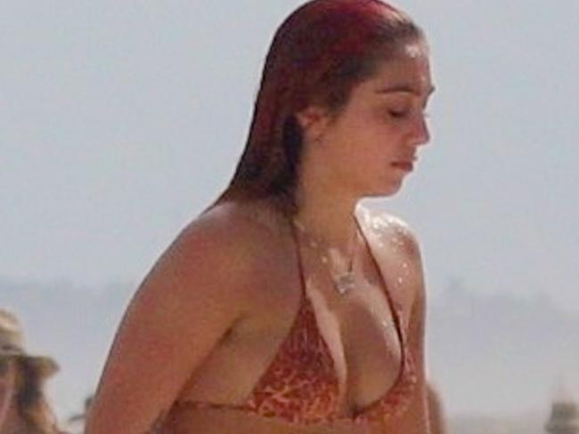 Madonna’s daughter stuns in skimpy bikini