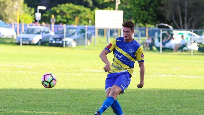 Broadbeach United Gold Coast Premier League football (soccer) player Adam Powell.