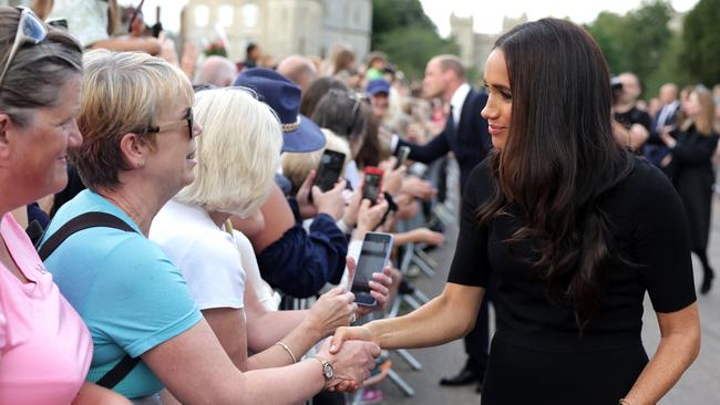 Meghan slips back to royal duties, if only for a day. Picture: Chris Jackson/Getty