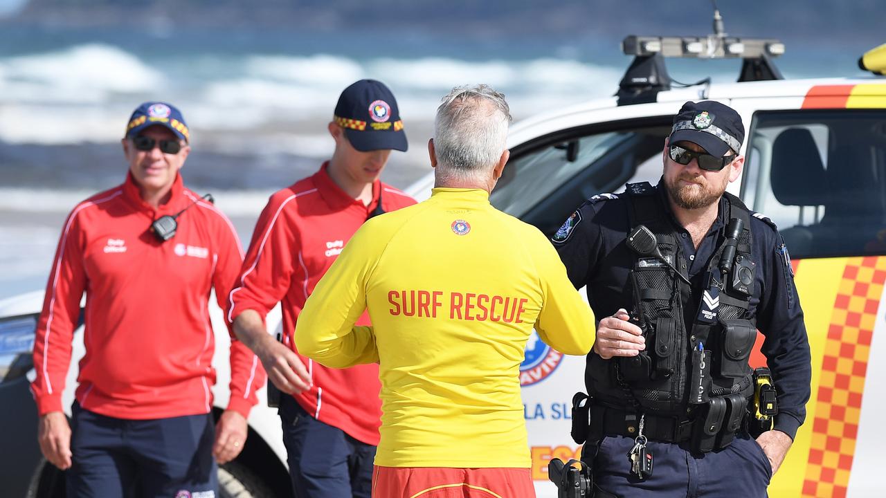 A three-day search in water off Coolum Beach ended in tragedy after a man’s body was found 300m north of where he went missing. Picture: Patrick Woods