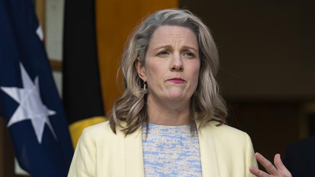 Home Affairs and Cyber Security Minister Clare O'Neil will release the Albanese government’s national cyber security strategy on Wednesday in Sydney. Picture: Martin Ollman / NCA NewsWire