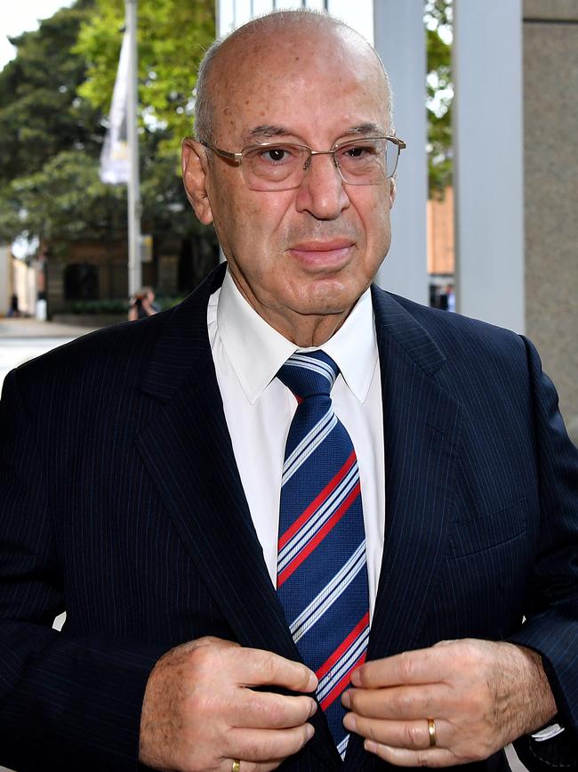 Eddie Obeid. Picture: AAP