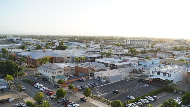 An aerial view of Mackay city. Picture: Heidi Petith