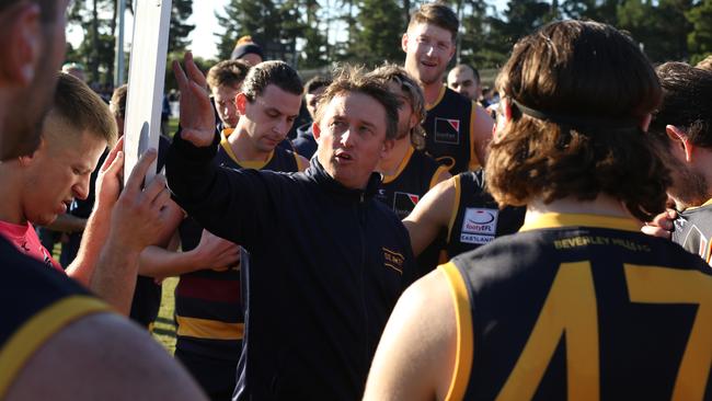 Doncaster East coach Ryan James. Picture: Stuart Milligan