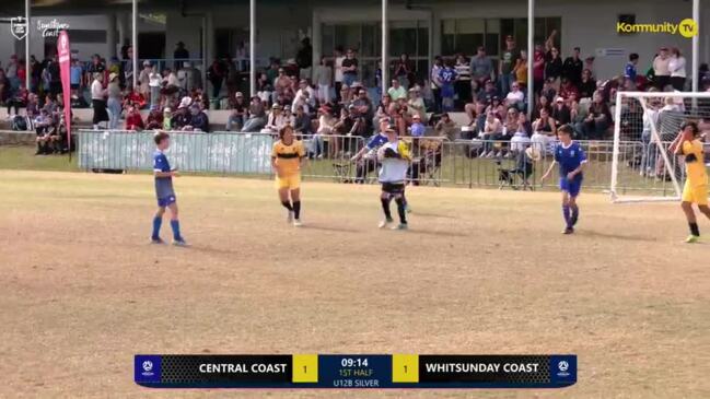 Replay: FQ Central Coast Blue v FQ Whitsunday Coast (U12 boys silver - first half only) - Football Queensland Junior Cup Day 3