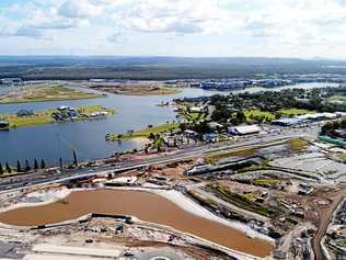 DRONE: Bokarina Beach development along Nicklin Way, Sunshine Coast. Picture: Patrick Woods