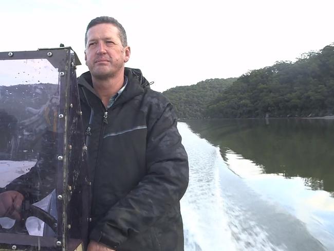 HORNSBY ADVOCATE: Bruce Alford on the Hawkesbury River. The Hawkesbury River Rock Oysters have seen a sharp decline after two deadly viruses hit the farmers in the last 10 years. Picture: Angelo Velardo