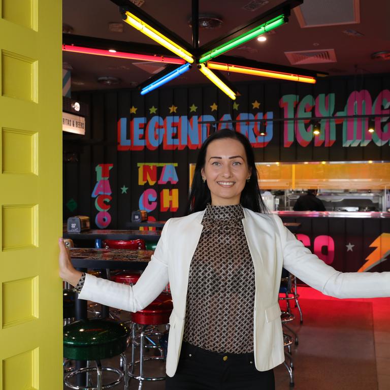 Last minute preparations before the opening of El Camino Cantina at Robina Town Centre. Area Manager Zoe Sepesiova ready to open the doors. Picture Glenn Hampson