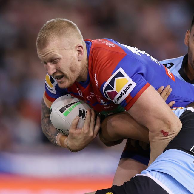 Mitch Barnett doesn’t need the kicking tee to be a suitable fit in your team. Picture: Ashley Feder/Getty Images