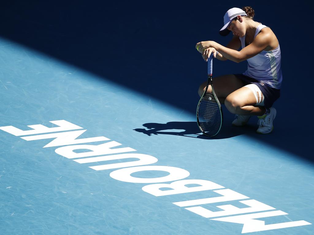 Barty lost a three-set thriller to Karolina Muchova at last year’s Australian Open. Picture: Daniel Pockett/Getty Images