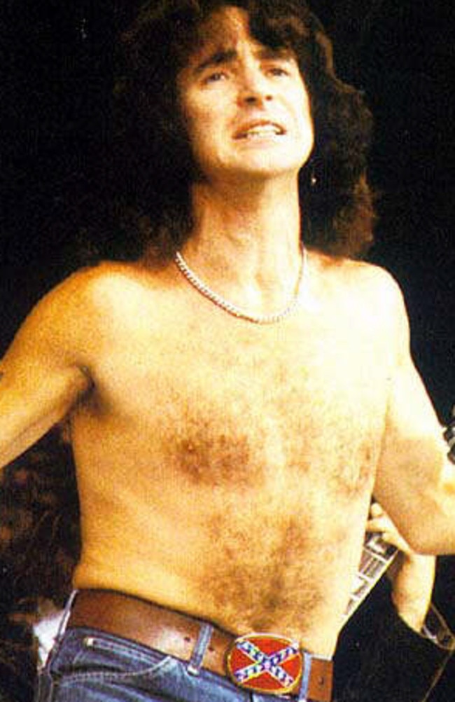 Pants man ... Bon Scott was very popular with the ladies, according to his former manager.