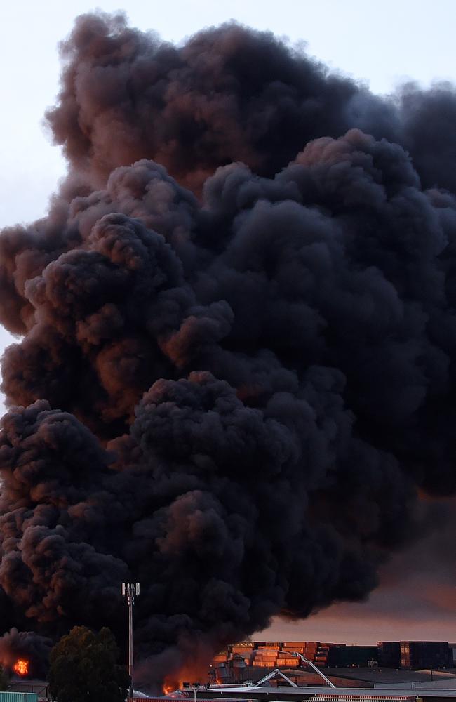 The inspections were the result of an EPA investigation in the wake of a warehouse fire in West Footscray in August. Picture: Nicole Garmston