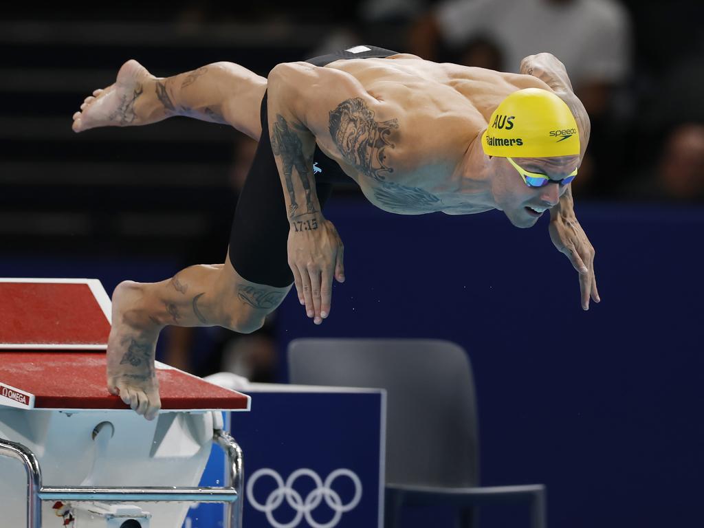 Kyle Chalmers will start the 100m freestyle final as the second fastest qualifier. Pic: Michael Klein