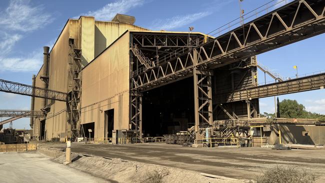 The steelworks has been quiet in recent months as the blast furnace was brought back online.