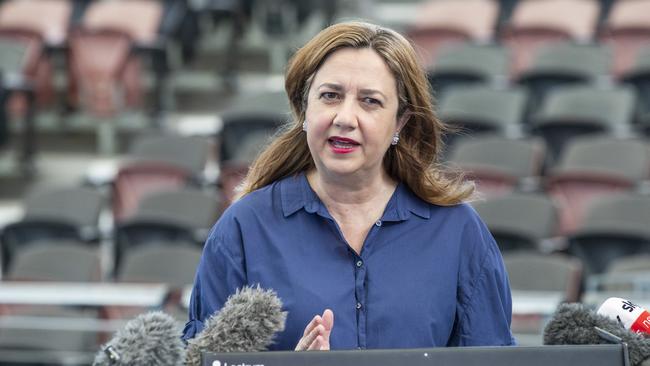 Premier Annastacia Palaszczuk on Sunday. Picture: Richard Walker