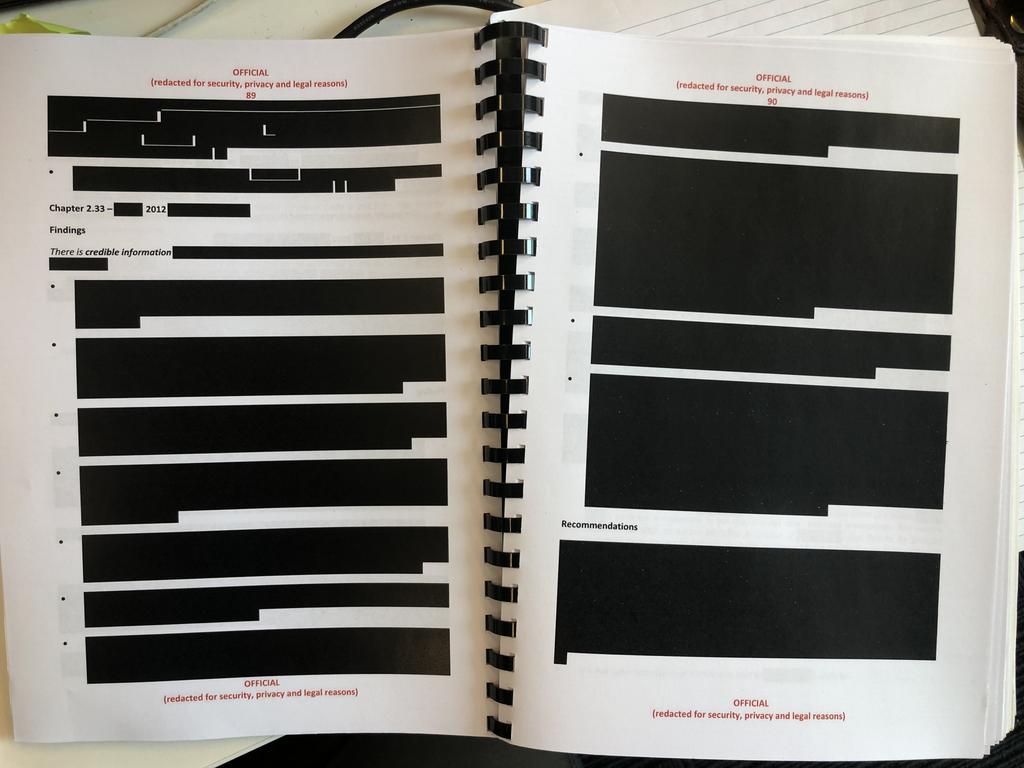 A redacted form of the inquiry report will be made available. Picture: Supplied