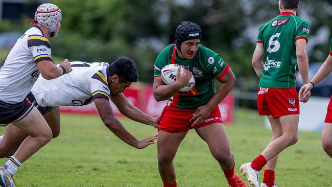 Cooper Day as an U17 player at Wynnum - he will lead the way in the Meninga Cup this season. Picture: Jerad Williams