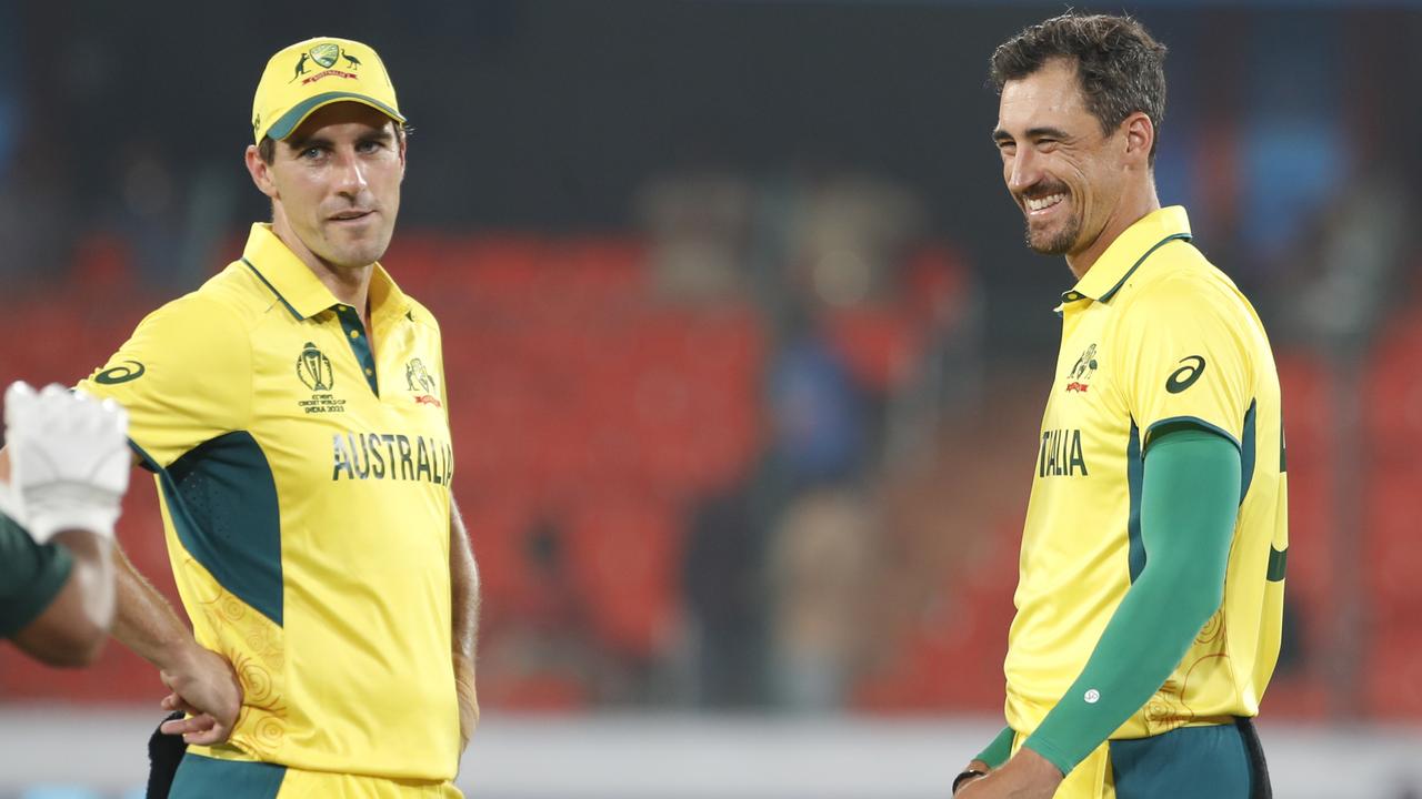 There is speculation the World Cup could be the last ODI cricket for Pat Cummins and Mitchell Starc. Picture: Pankaj Nangia/Getty Images