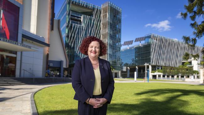 Professor Margaret Sheil, the vice-chancellor at the Queensland University of Technology. Photo: Glenn Hunt/The Australian