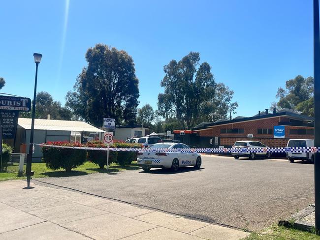 A man has been arrested after a woman’s body was found in a rural NSW property. Emergency services were called to the Henry St property in Gunnedah, north-central NSW, about 8.20 Friday morning following reports of a concern for welfare. On arrival, police located the body of a woman, believed to be in her 50s. She is yet to be formally identified. Picture: 9NEWS