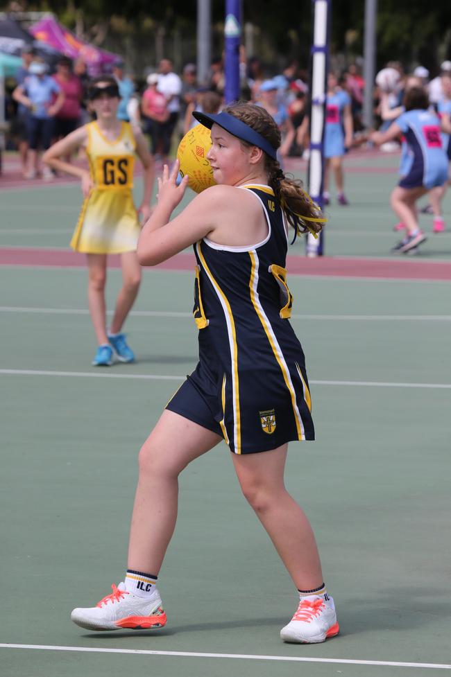 The Netball Qld Primary Schools Cup grand finals are being held at the Hinterland District Netball Association at Mudgeeraba. Picture: Mike Batterham.